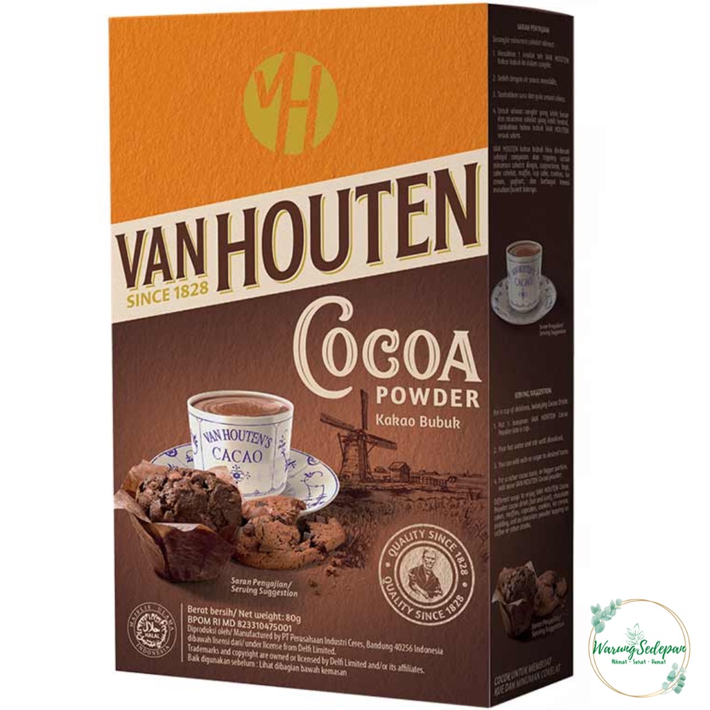 

Van Houten Coklat Bubuk 45gr Coklat Kakao Bubuk