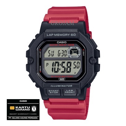 CASIO WS-1400H-1A WS-1400H-1B WS-1400H-3A WS-1400H-4A WS 1400H ORIGINAL RESMI