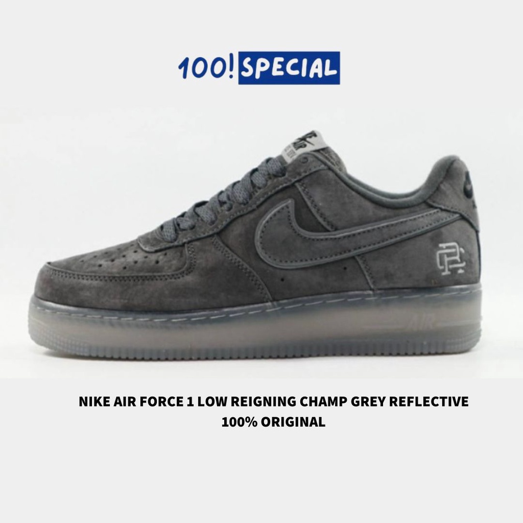 Nike Air Force 1 Low Reigning Champ Grey Reflective BNIB Original