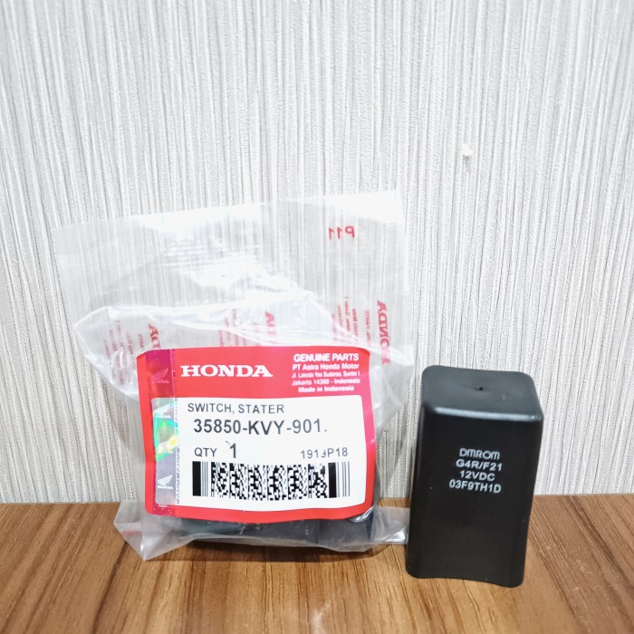 Bendik Starter / Relay Starter Honda Beat Karbu / Vario 110 Kode KVY