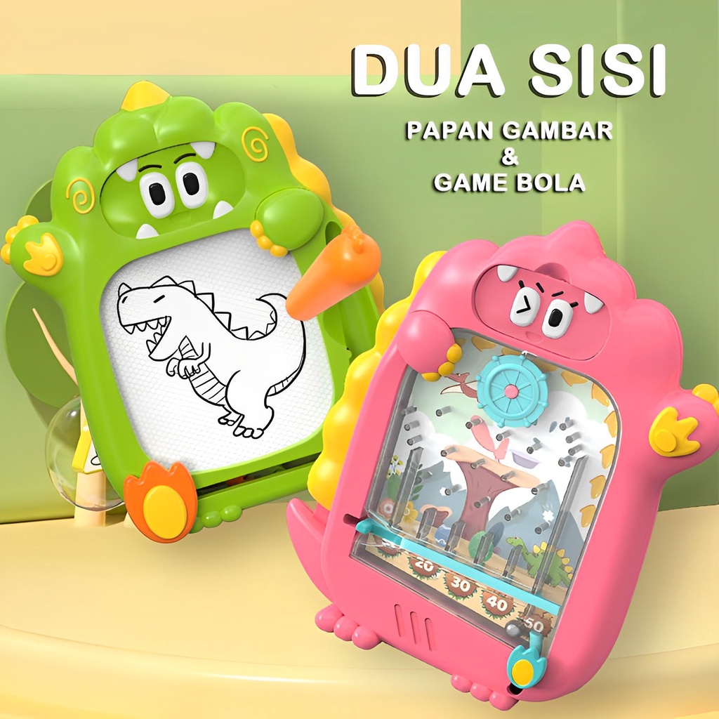 Drawing Board 2in1 Colorful | Mainan Edukasi Anak Laki Laki Perempuan | Kado Ulang Tahun Anak Cowok Cewek