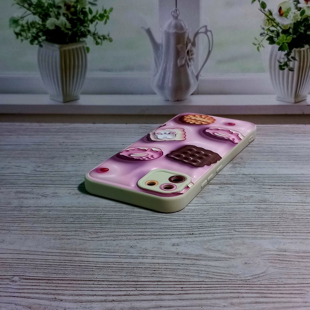 Casing Realme C11 2020 Softcase Gelombang Motif Cookies Realme C11 RMX2185
