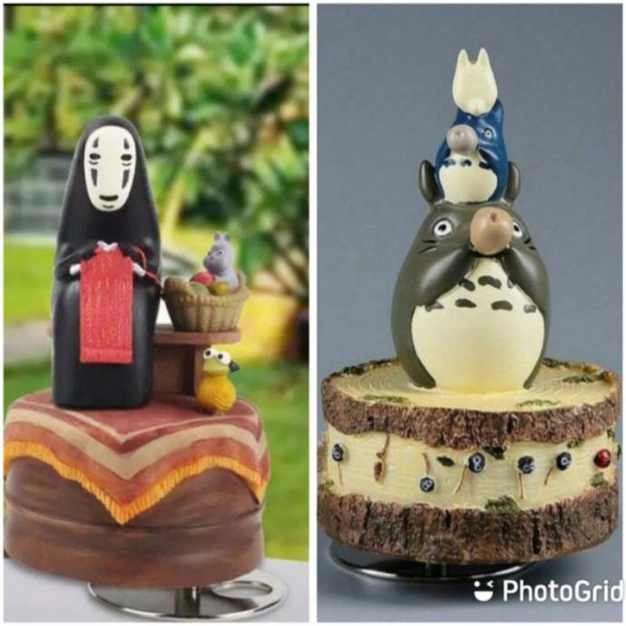 Kotak musik totoro ghibli spirited away