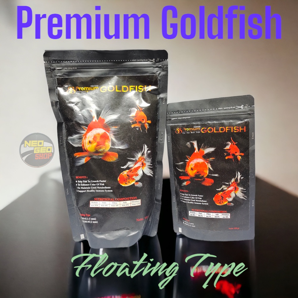 88 PREMIUM GOLDFISH Pelet 500 gr 500gr makanan pakan ikan mas koki