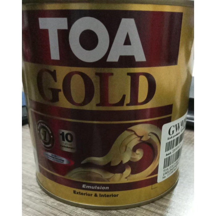 TOA GOL GW919 SWISS GOLD CAT EMULSION INTERIOR & EXTERIOR