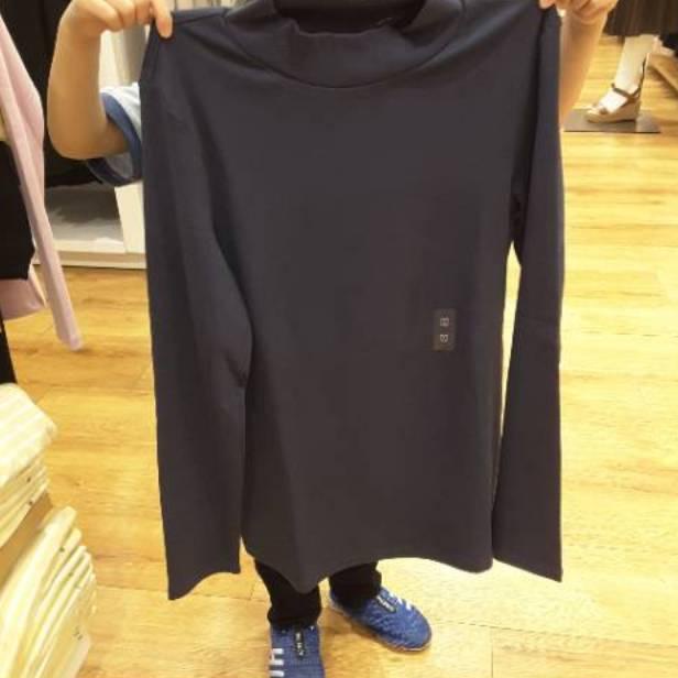 [ART. 4305 UNIQLO ORIGINAL Tshirt Turtle Neck Blouse Kaos Wanita Lengan Panjang Pendek High Neck TER