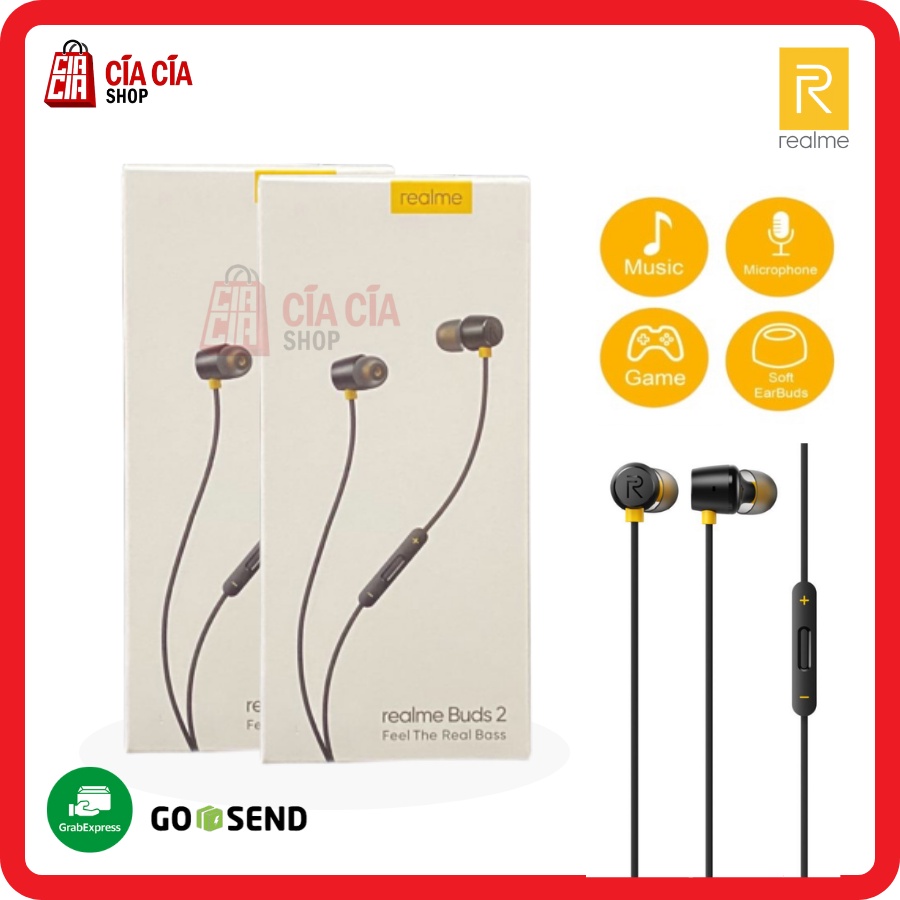 Earphone Realme Buds 2 RMA155 Headset Realme Buds Handsfree Realme Bud