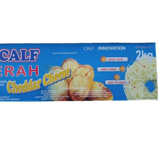 

✦ Keju Cheddar Calf Merah 2 kg ✤