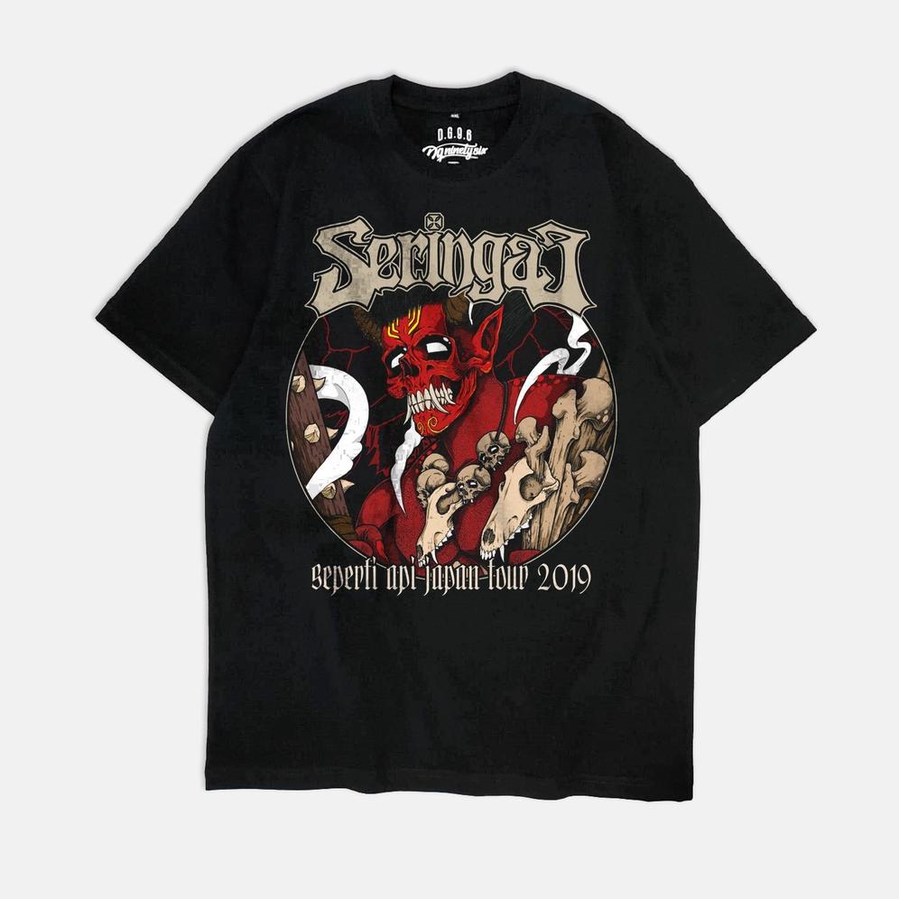 KAOS JUMBO kaos band seringai seperti api / kaos band metal / kaos metal  / kaos musik / kaos sering