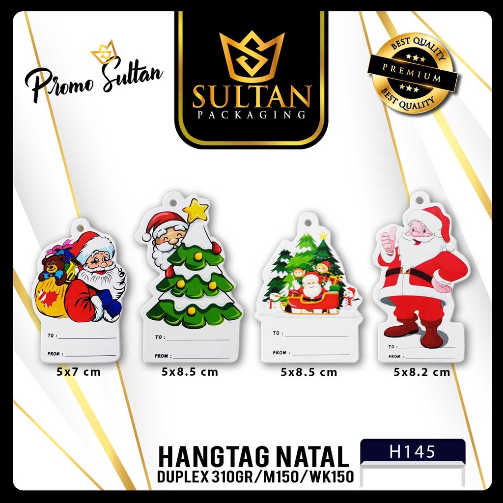 

Hangtag Natal/Hangtag Merry Christmas/Aksesoris Natal/Hiasan NatalH145