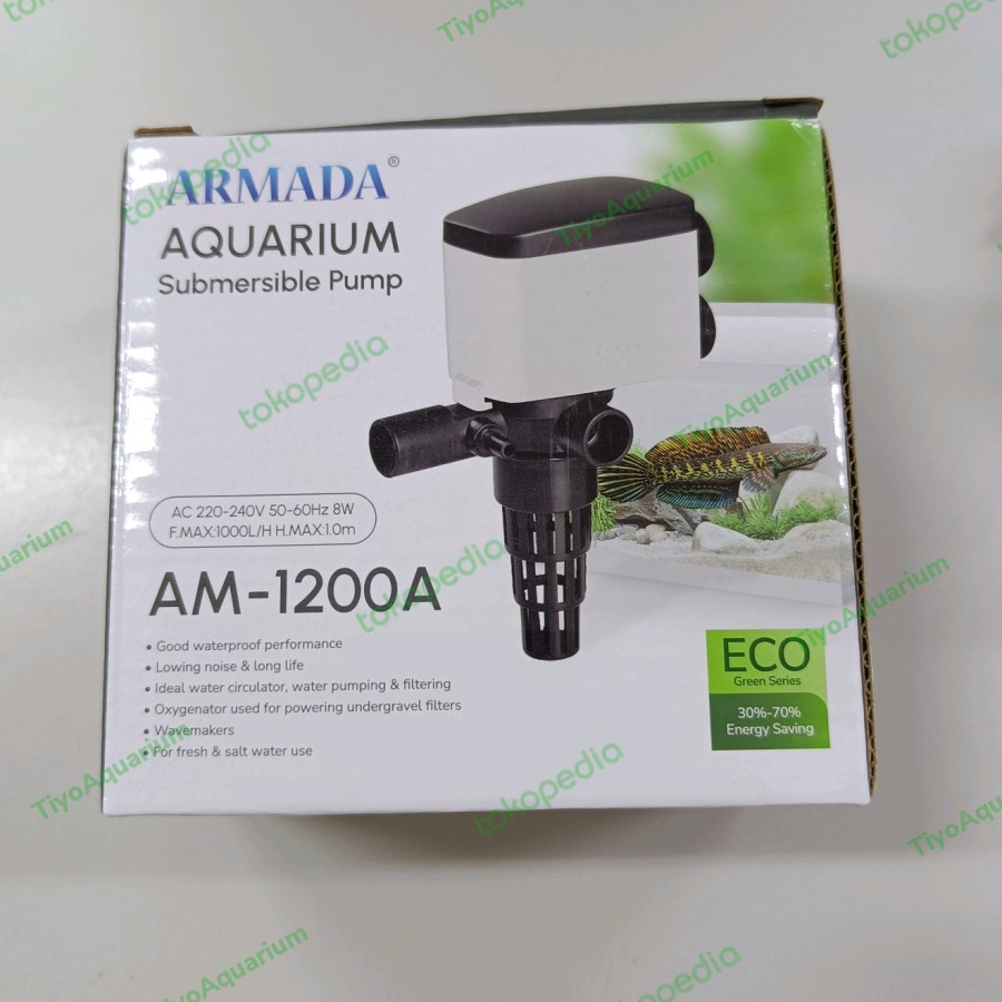 Filter Aquarium Armada-1200A // Mesin filter Aquarium