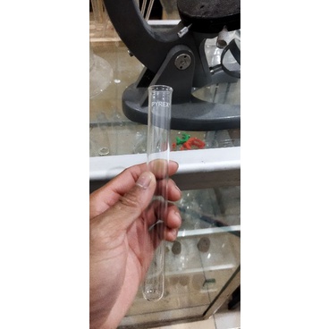 tabung reaksi kaca pyrex 20 x 200 mm, 25x150 mm,  25x220 mm