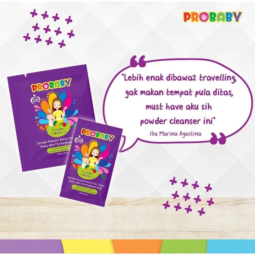 PROBABY POWDER CLEANSER SACHET 13 GR SABUN PENCUCI BOTOL