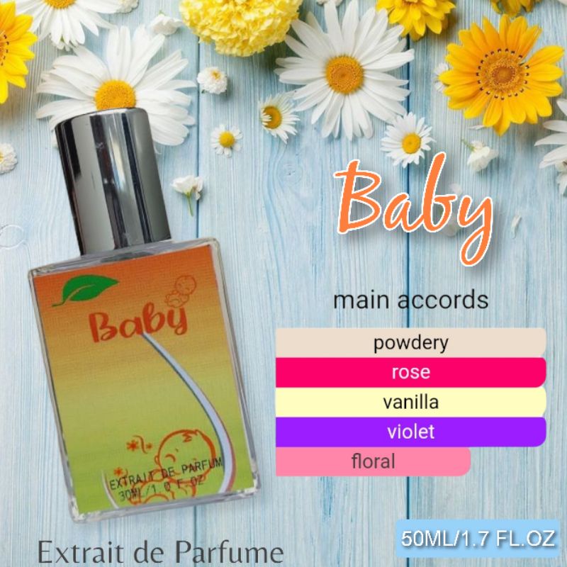 PARFUM WANITA TAHAN LAMA EDT DAN EXTRAIT BABY 30ML DAN 50ML