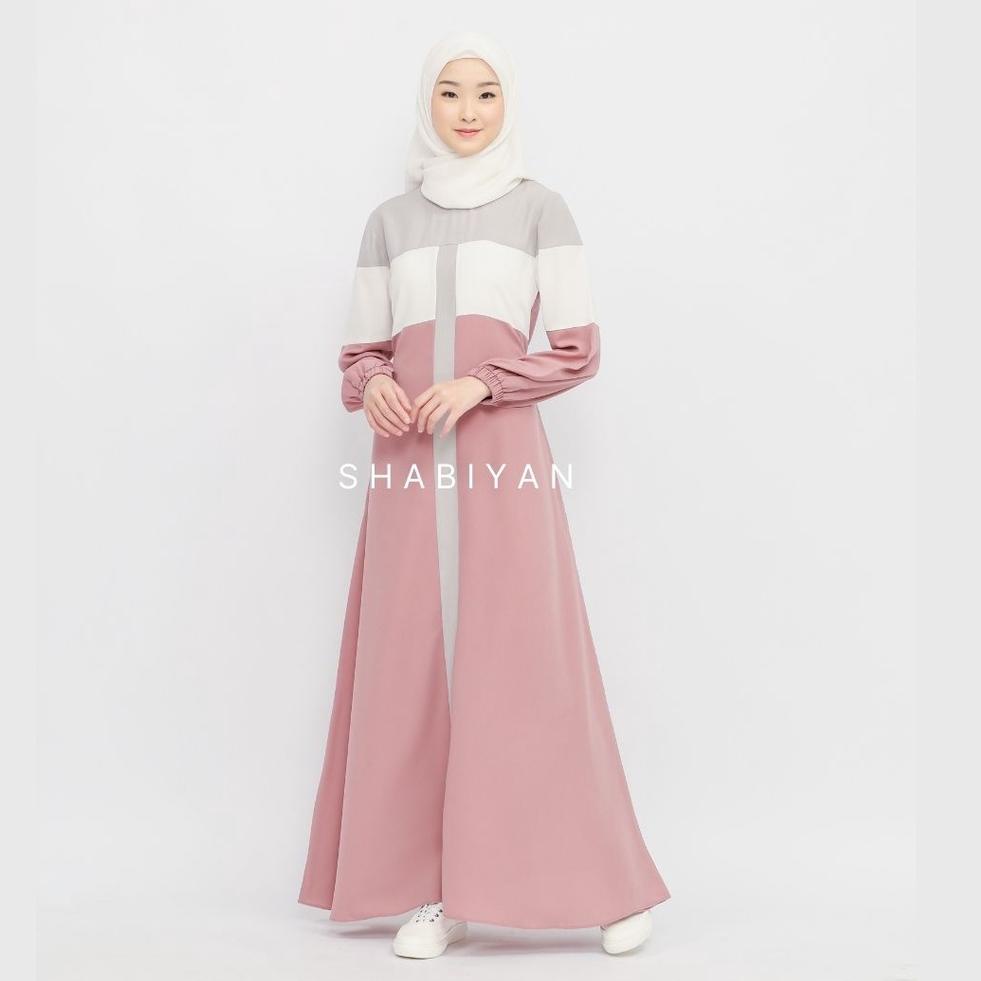 BOOMING SHABIYAN Gamis Remaja Syari Polos 422
