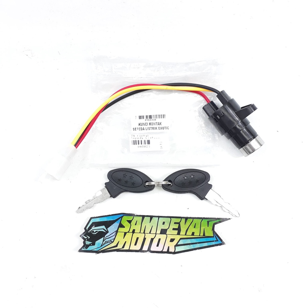 Kunci Kontak Sepeda Listrik E-Bike Exotic & Pacific