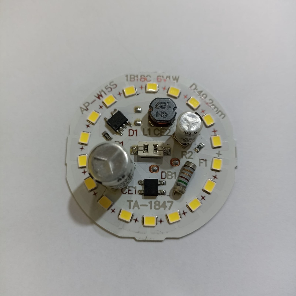 PCB Mata Lampu LED 18w Tanpa Driver - 18 Watt Langsung 220V (SE)