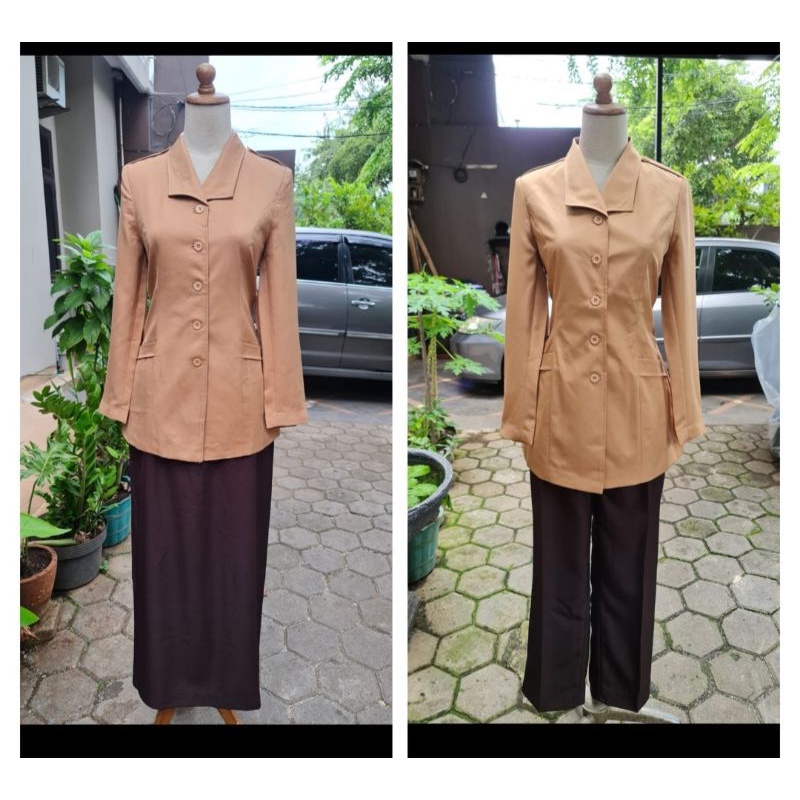 Seragam Dinas Guru Pramuka || Baju Dinas Pramuka Pembina Jumbo