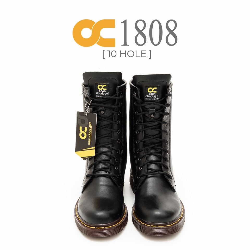 SEPATU BOOT 10 HOLE KULIT ORIGINAL 1808