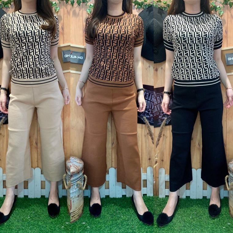 READY SETELAN FF KNIT RAJUT IMPORT