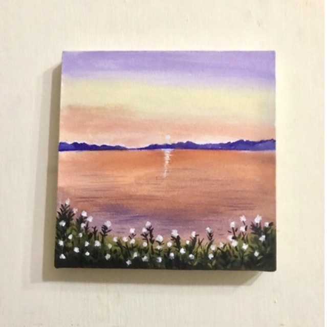 Lukisan Dinding Kanvas Aesthetic - Custom Lukisan Dinding Kanvas - Kado Natal dan Tahun Baru - Lukis