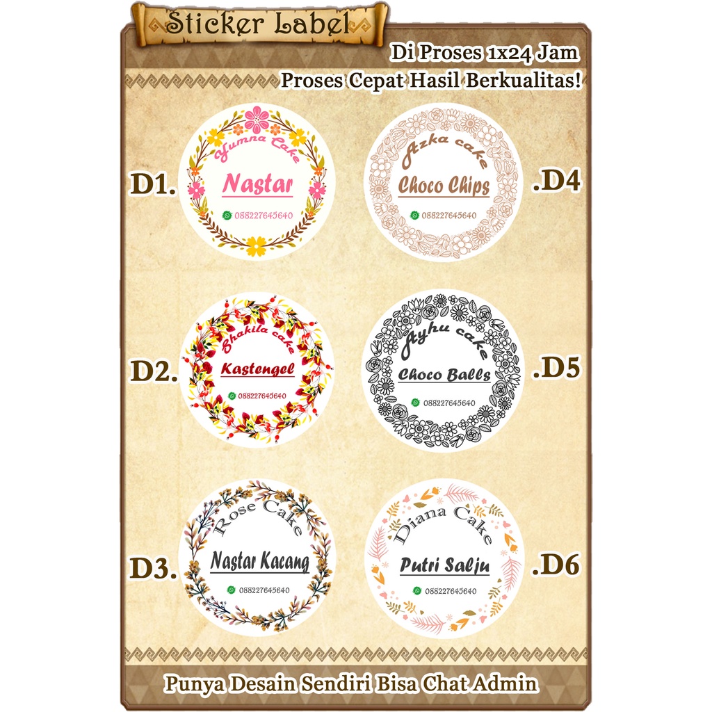 

STIKER TOPLES atau LABEL TOPLES COOKIES NASTAR KUE KERING