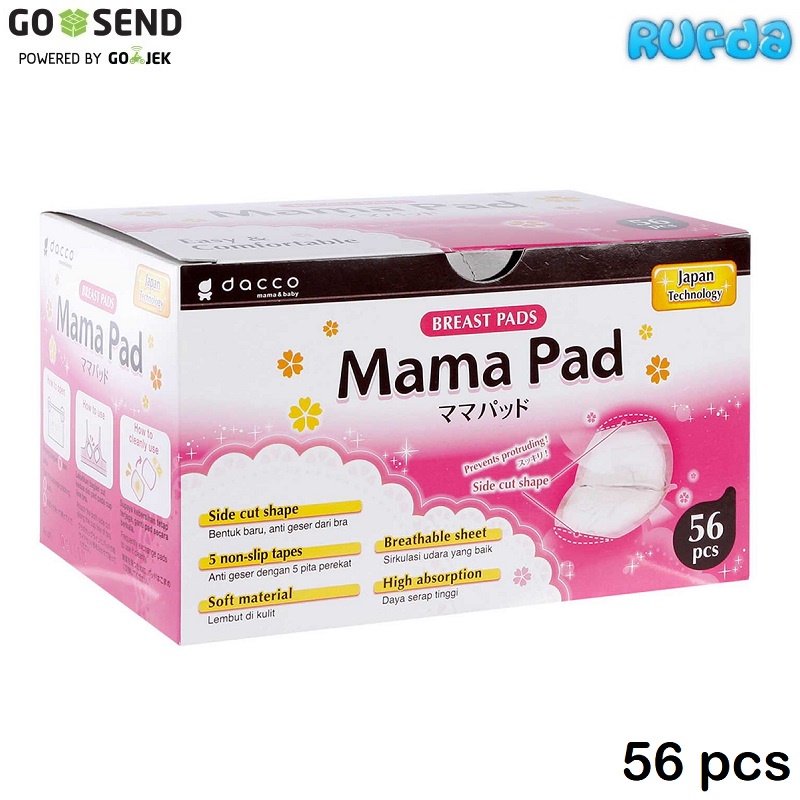 Dacco 56pk Mama Pad Breast Pads Breastpad Mamapad Penyerap Rembesan ASI Disposable