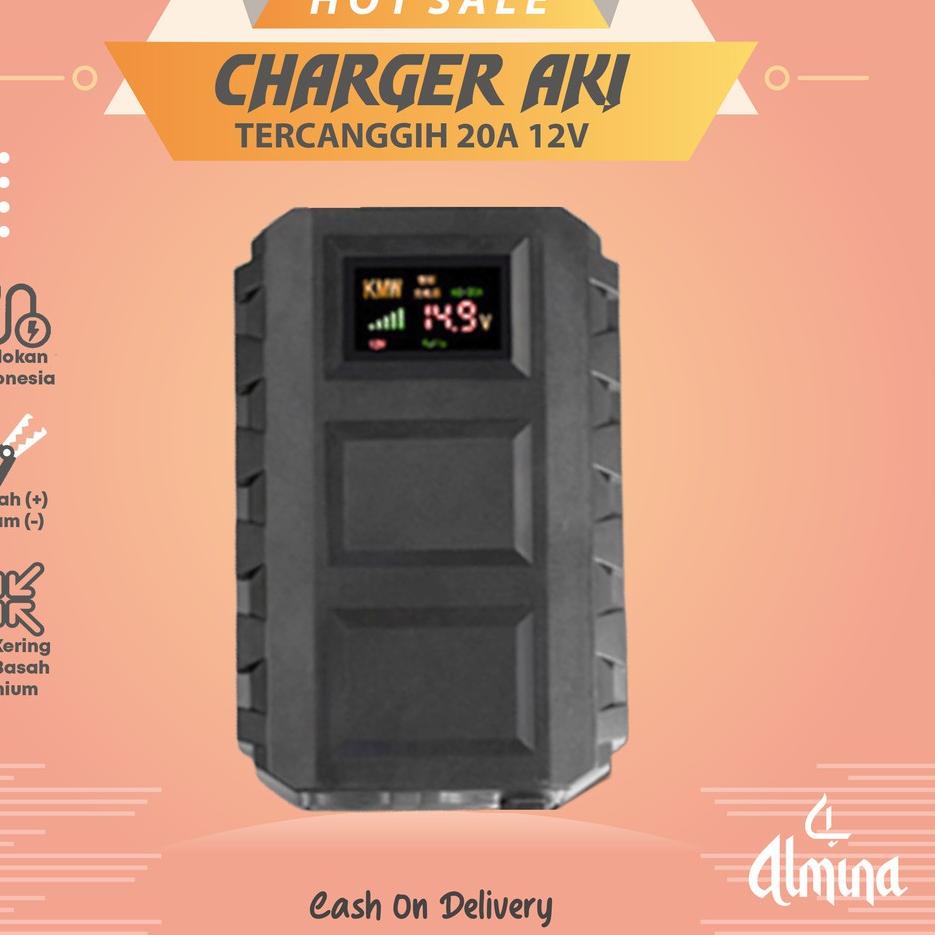 Grosir Diskon Charger Aki Cas Aki 20A 12V Cas Aki Mobil Truck Motor 20 Ampere