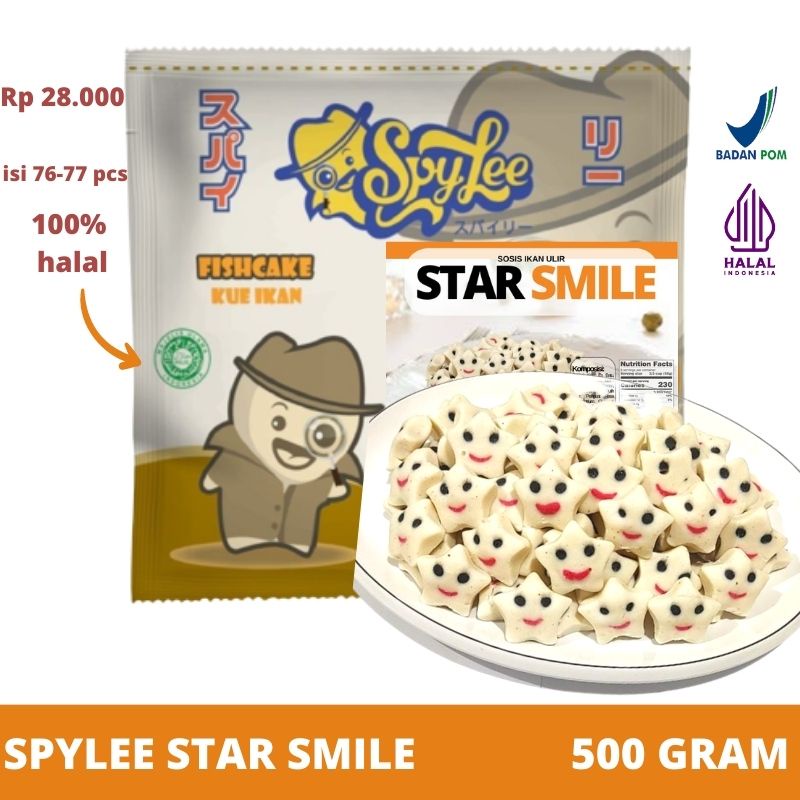 

Spylee Star Smile Frozen Food Halal BPOM 500 GR [Isi 70-77]