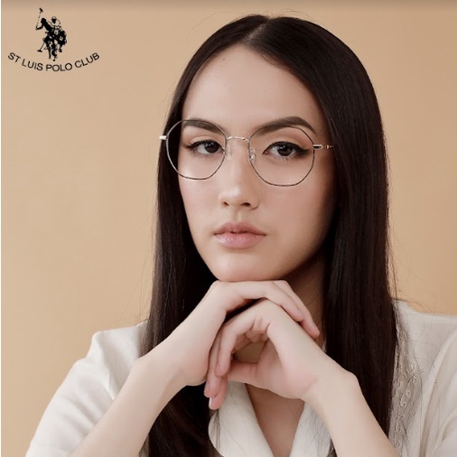 ST LUIS POLO CLUB 1906 Frame Kacamata Unisex Fashion Kekinian Gratis Lensa Minus Berkualitas