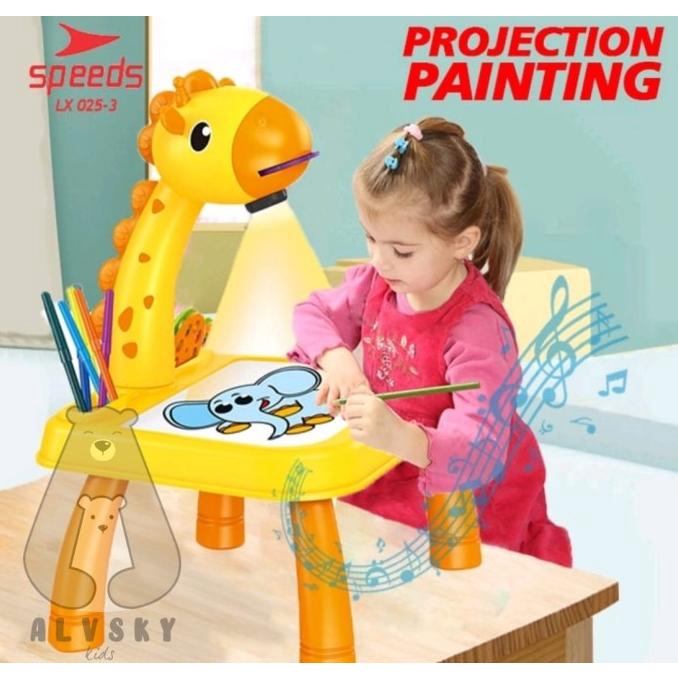 SPEEDS MEJA GAMBAR ANAK PROYEKTOR MEJA BELAJAR PROYEKTOR ANAK ffs
