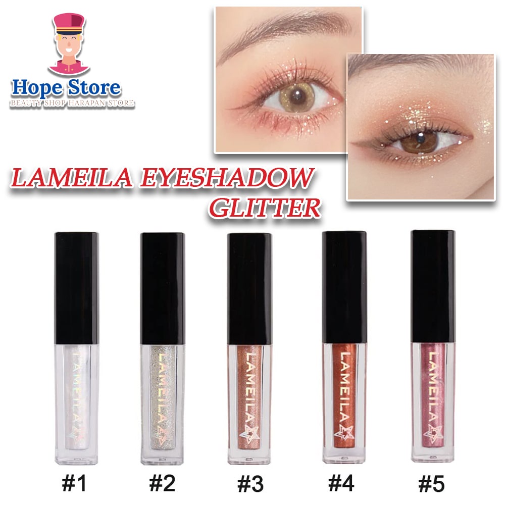 Hope Store - Lameila Glitter Eyeshadow Liquid Eyeshadow Cair LM 1033 Waterproof