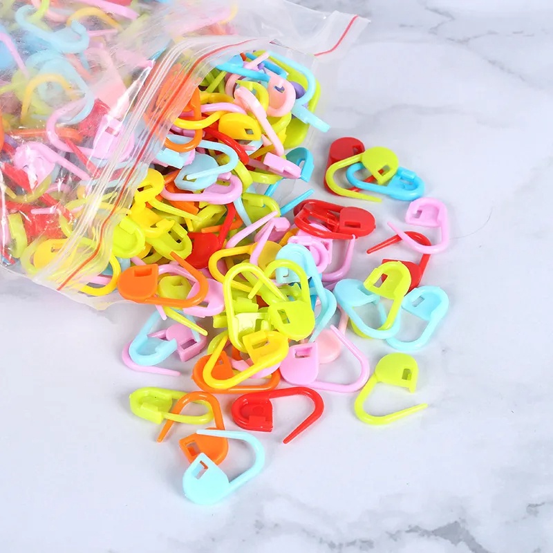 100Pcs Alat Rajut/Penanda Rajut Peniti/Locking Stitch Marker Set