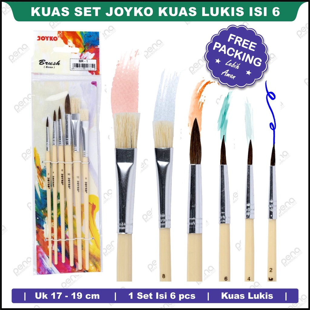 Kuas Set Joyko Kuas Lukis Kuas Gambar