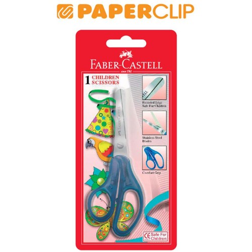 

KIDS ERGONOMIC SCISSORS FABER CASTEL / GUNTING BUAT ANAK - ANAK FABER CASTEL