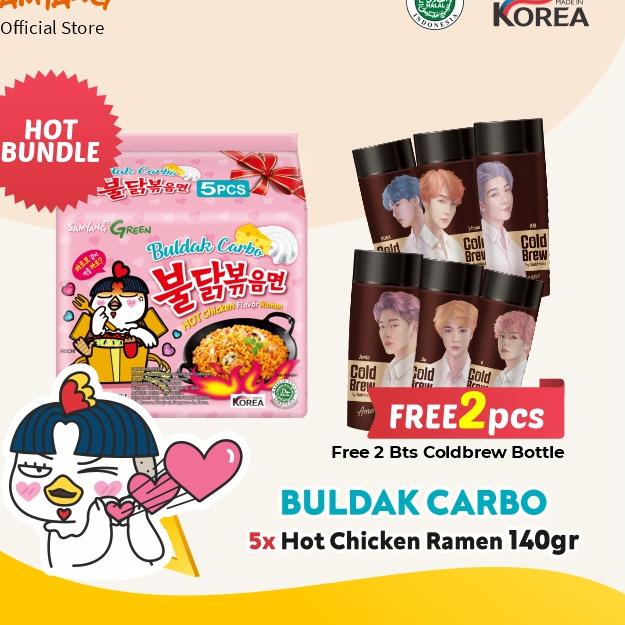 

12.12 BIG SALE FASION [Free 2 Bottle BTS] Samyang Carbonara 5 in 1 !!