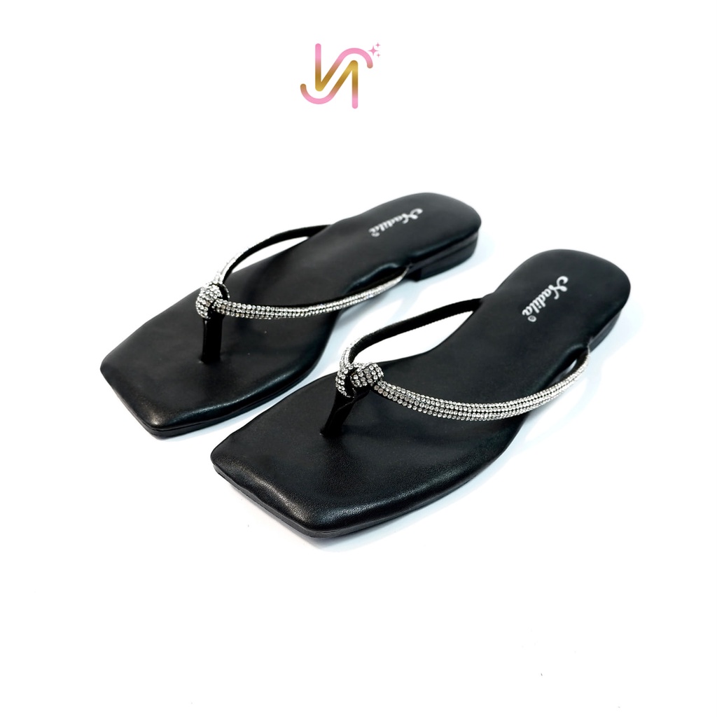 Nadilastuff Berliana Sandal Flat Daily Wanita Premium