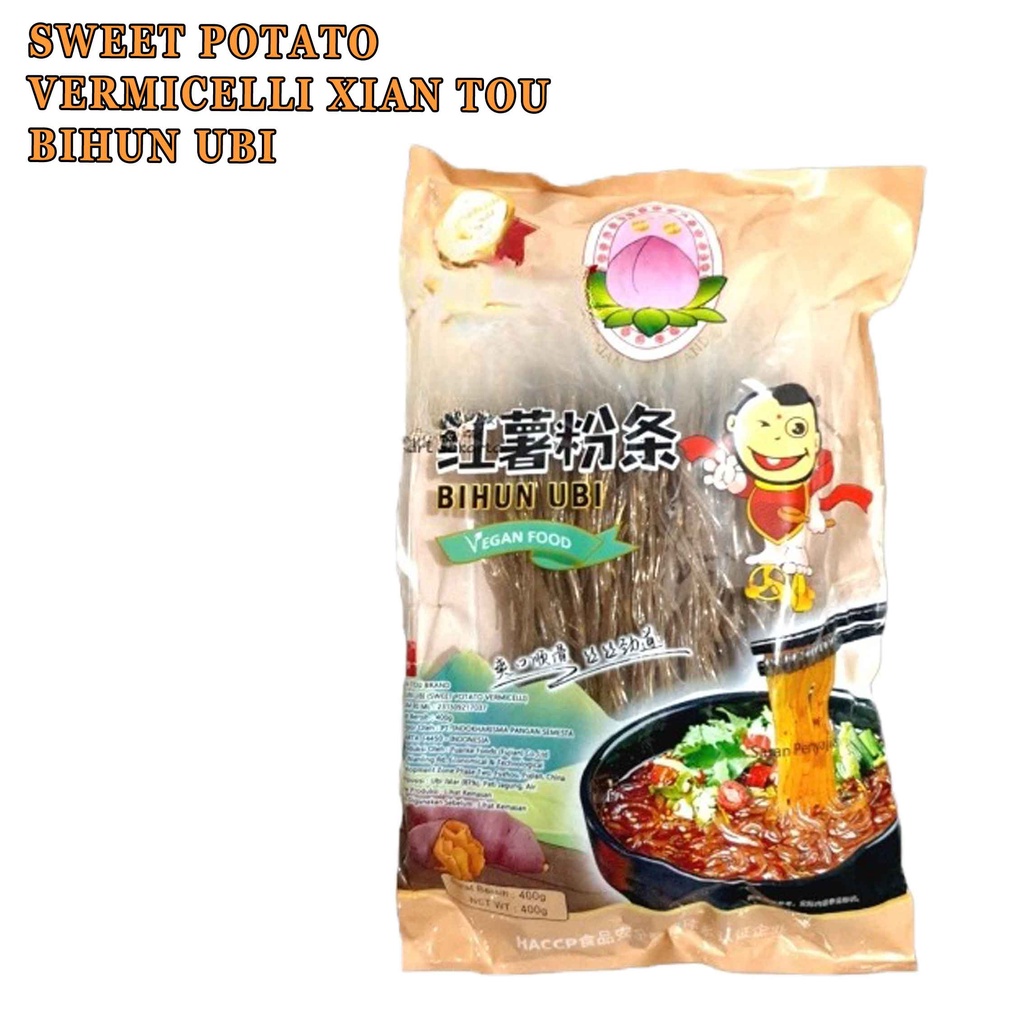 Vermicelli Xian Tou* Sweet Potato* Bihun Ubi* 400g