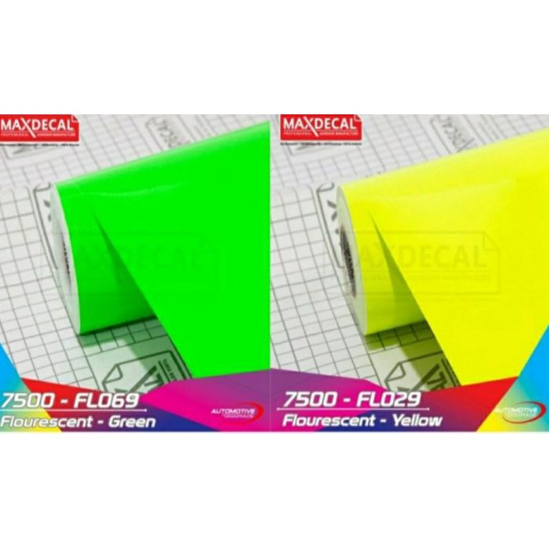 

Terbaru!! Sticker Stiker Skotlet Maxdecal Max Decal Hijau Stabilo Kuning Stabilo, flourescent FL069 FL029 4682