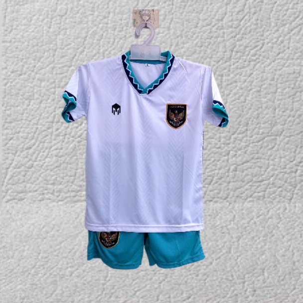 jersey baju bola timnas putih auri sport