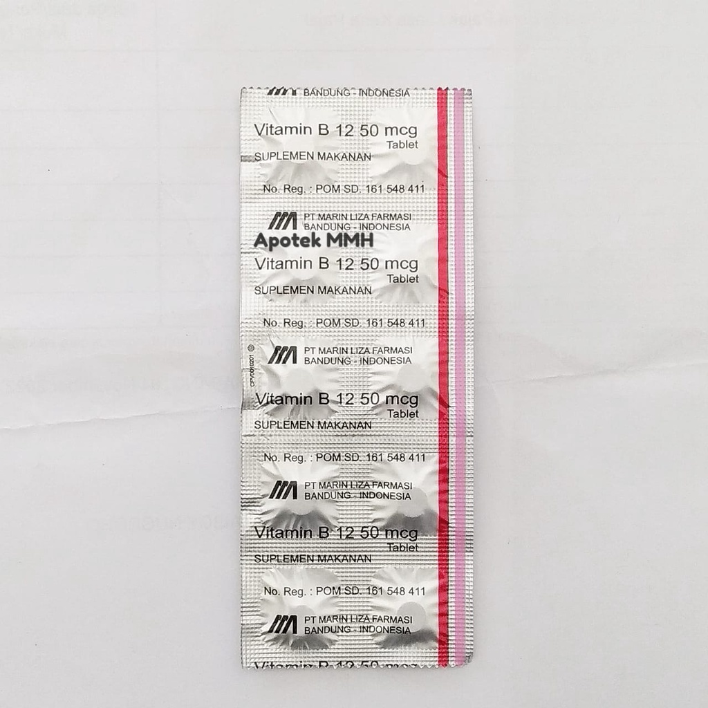 VITAMIN B12 50 MCG ISI 10 TABLET