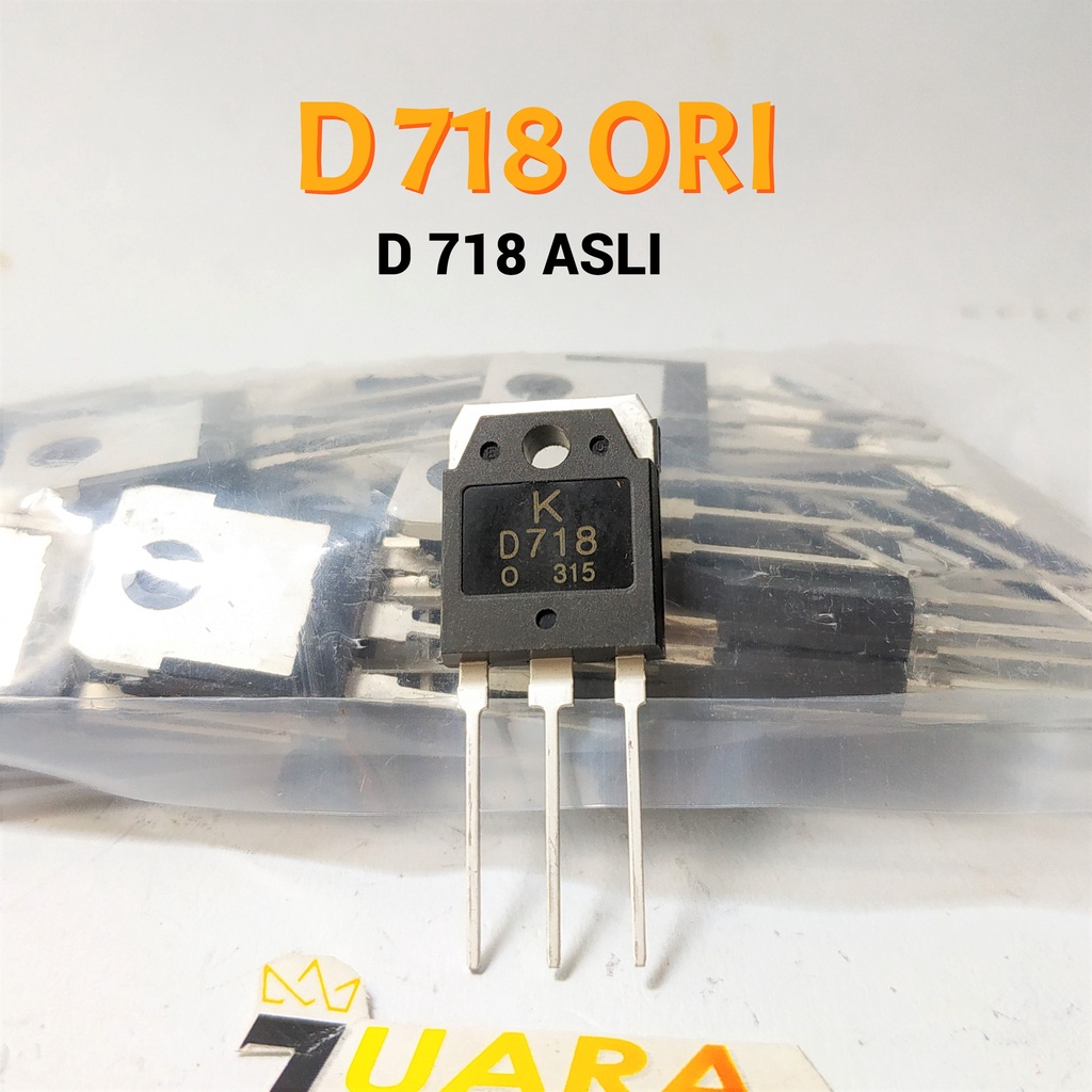 Transistor D718 ORI | Transistor (TR) D 718 Asli