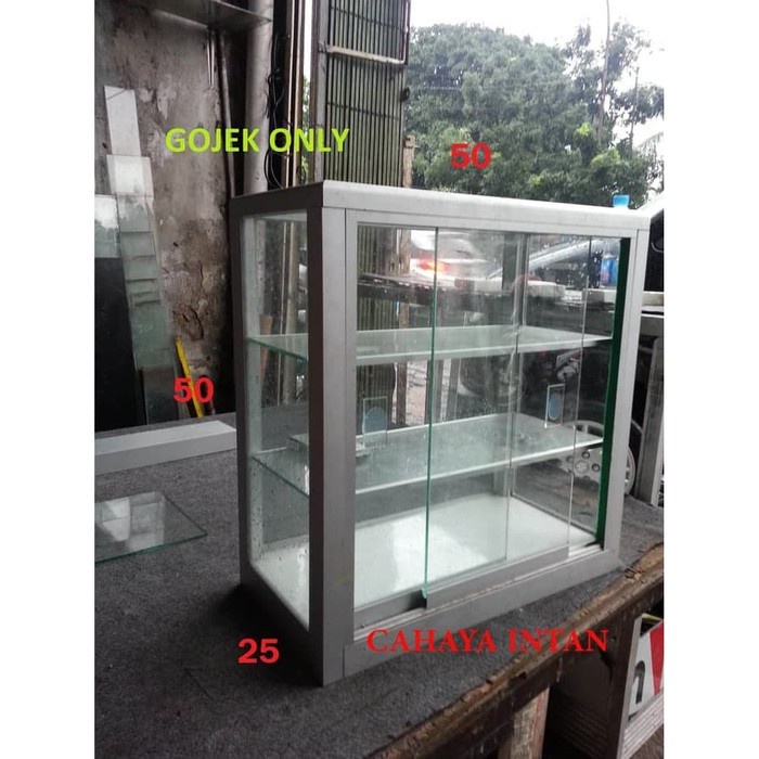 Terlaris Etalase Kaca Ayam Goreng, Kentang Goreng, Warung Makanan