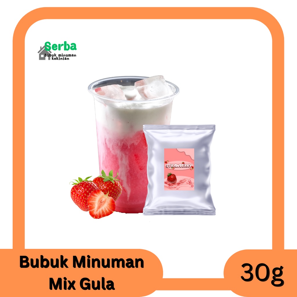 

Bubuk Minuman Mix Gula 30 gram / Minuman bubuk / Bubuk instan / Serbuk Minuman