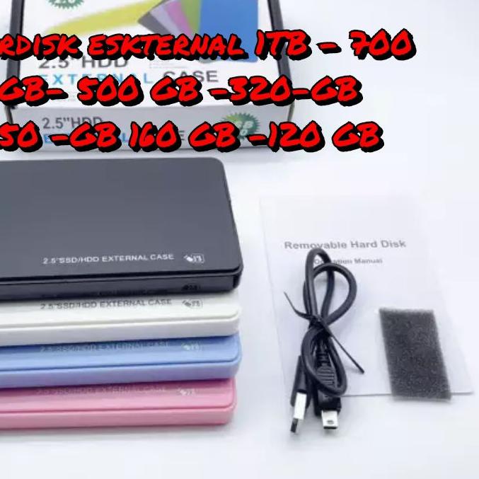 ☻ PROMO Hardisk Eksternal 500 GB 160 GB  250 GB  320 G11B 80 GB 1TB ➪