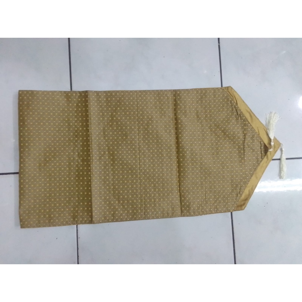 Taplak Meja Tamu Sofa TV Bahan Belgi Runner Dekorasi Minimalis Shaby Ukuran 35x150