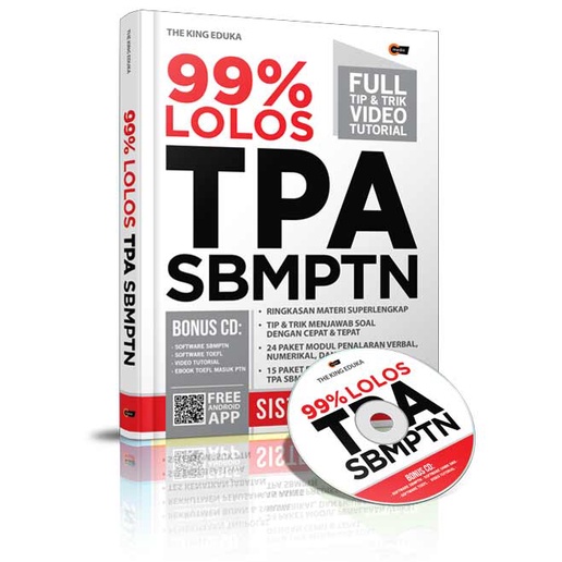 BUKU 99% LOLOS TPA SBMPTN (PLUS CD)