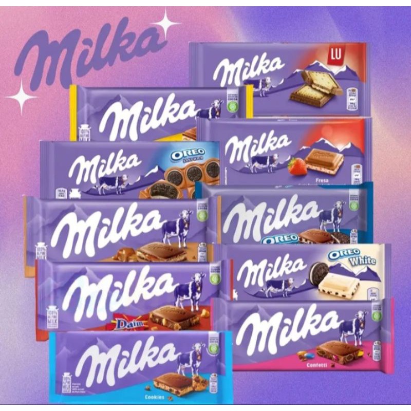 Milka Milk Chocolate 100gr