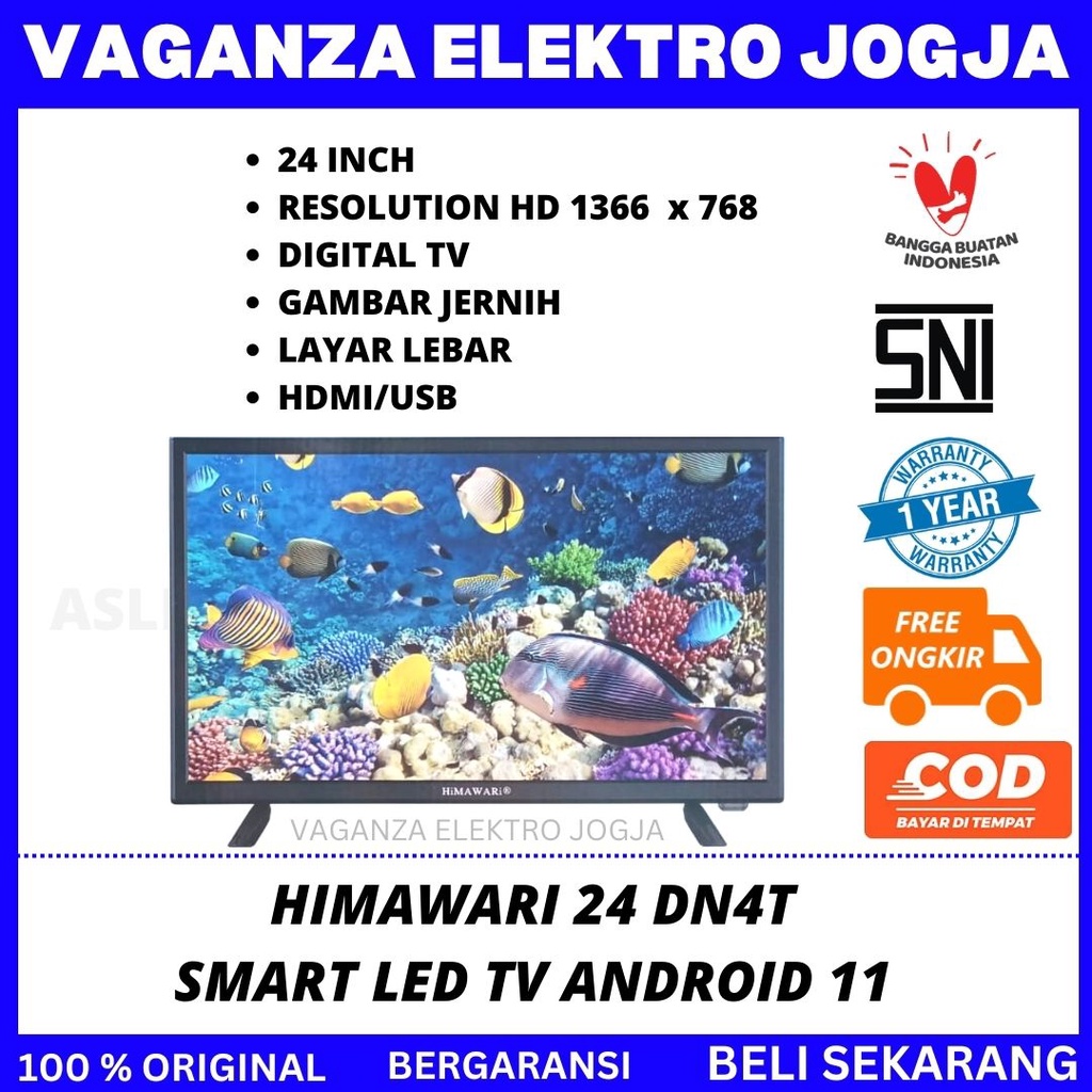 TV DIGITAL 24INCH HIMAWARI//TV DIGITAL 24INCH LED HIMAWARI