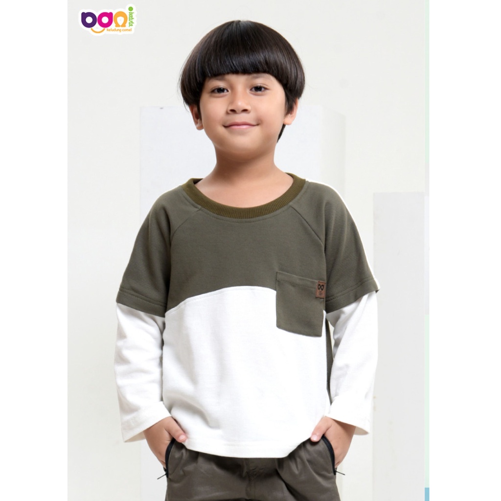 Kaos Anak Kaskid Izham | T-shirt anak laki laki| Kaos anak laki laki | Kaos lengan panjang anak laki